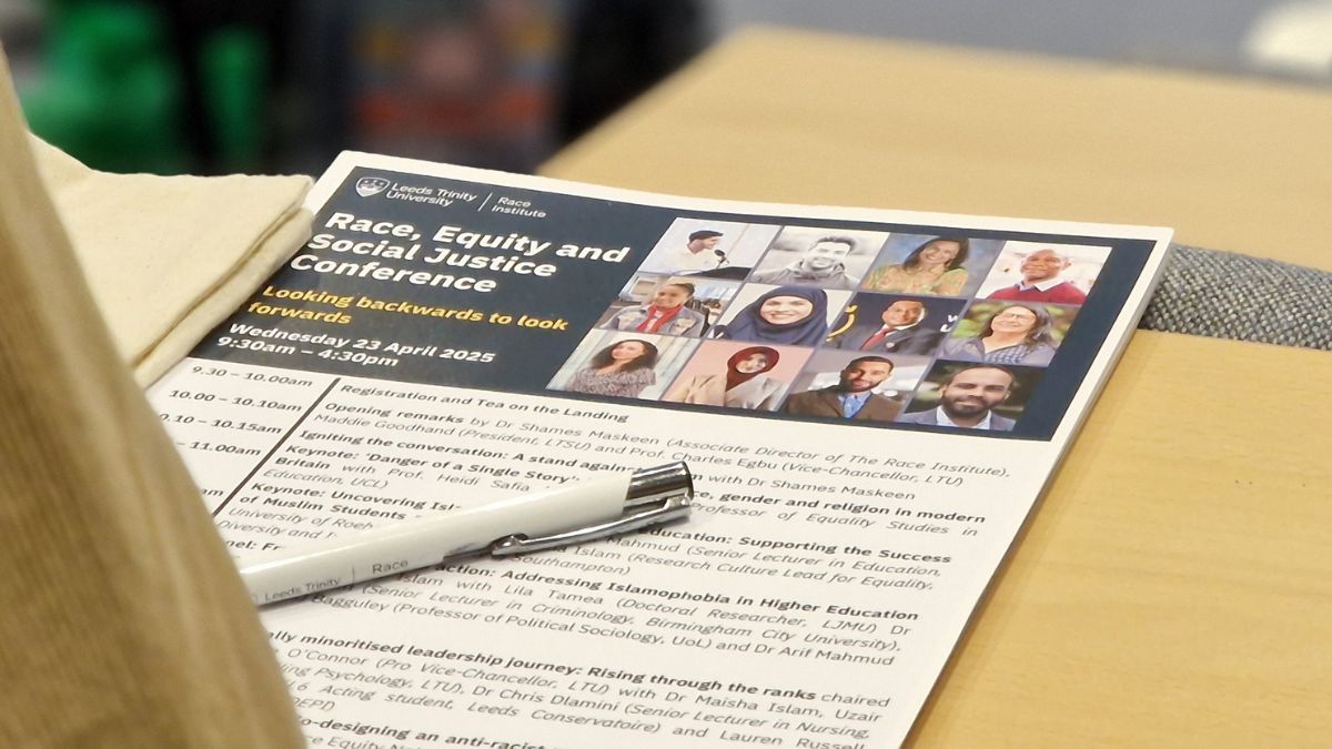 A picture of the Race, Equity and Social Justice Conference programme